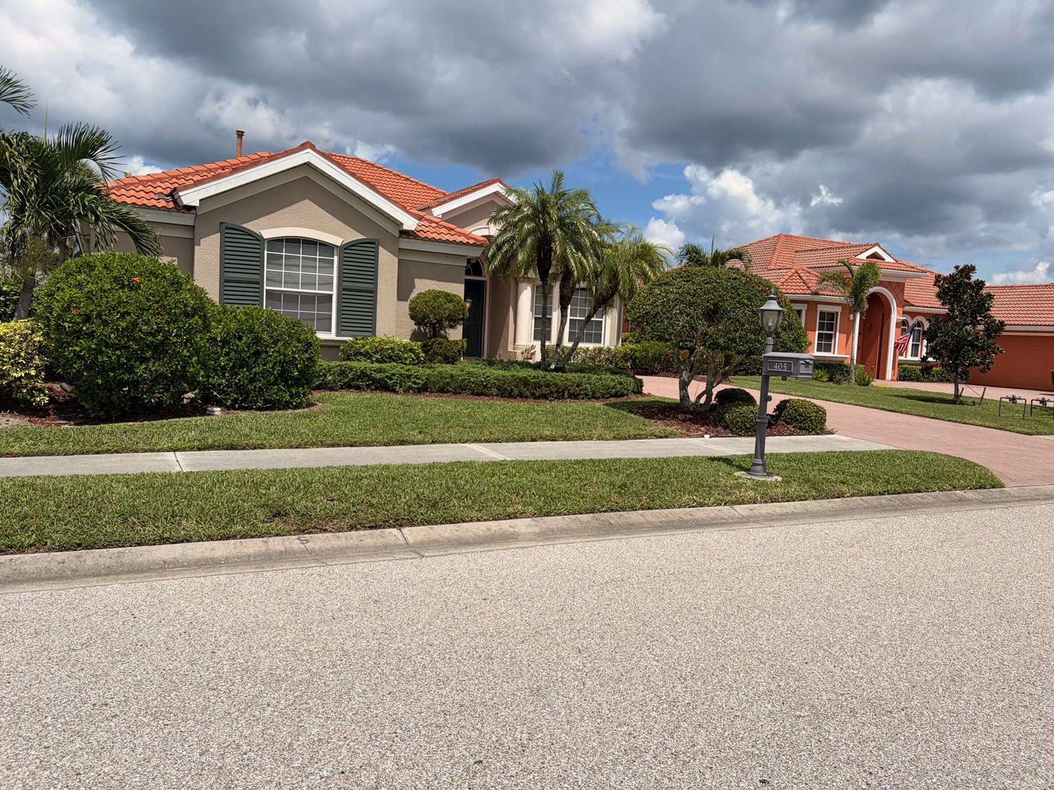 Maintained Florida lawn